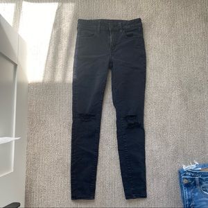 AEO black next level stretch jeggings